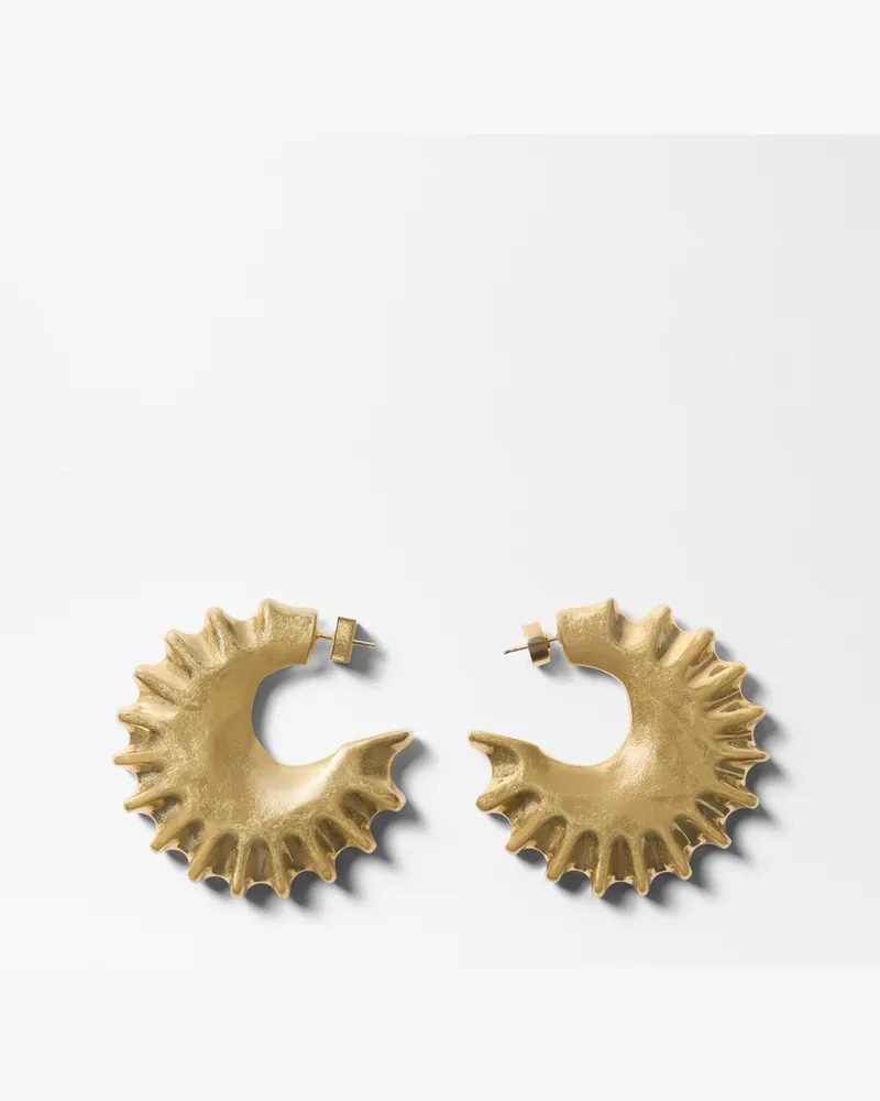 Jacquemus Die Hippocampe Creolen - Gold Gold