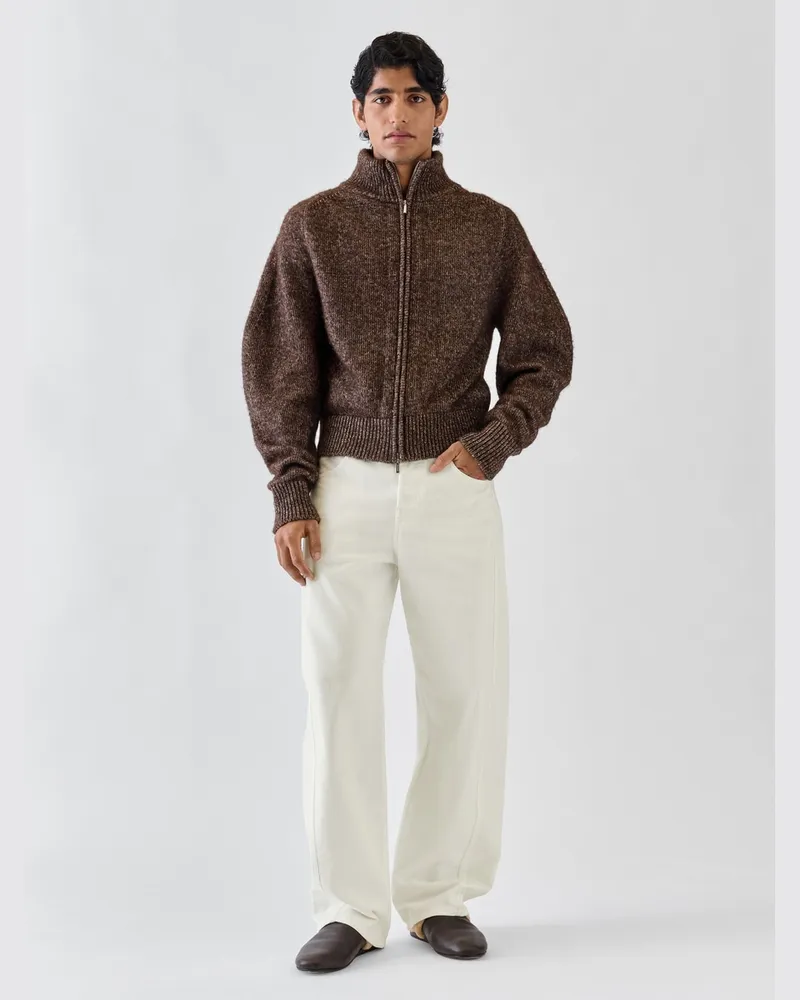 Jacquemus Die Mirada De-Nîmes Hose Aus Denim - Weiß Cremeweiß