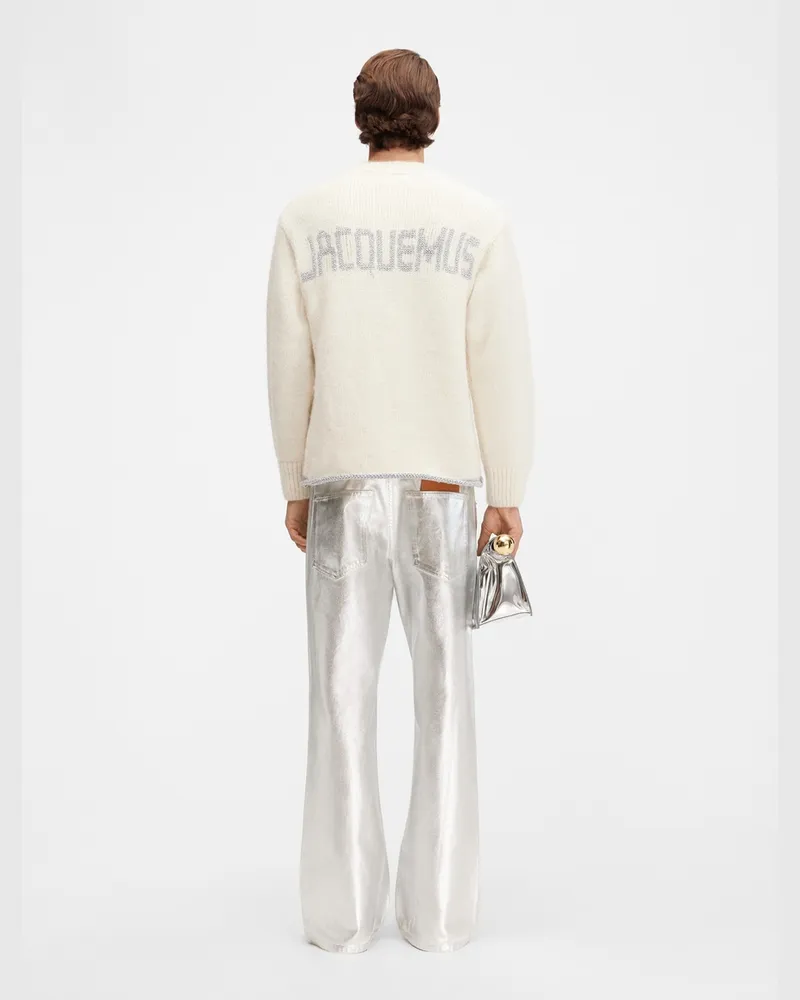 Jacquemus Das Pavane Gestrick - Weiß Cremeweiß
