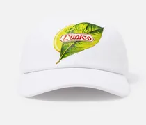 The Capri Baseball Cap - Capri Lemon White