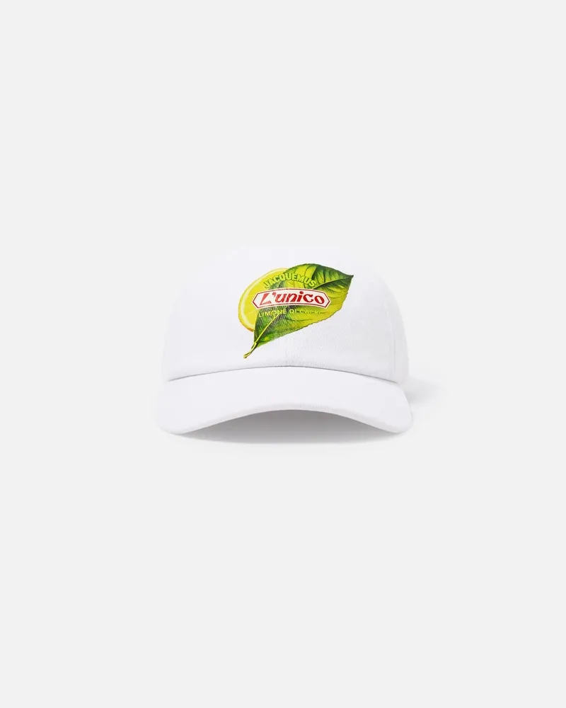 Jacquemus The Capri Baseball Cap - Capri Lemon White Capri