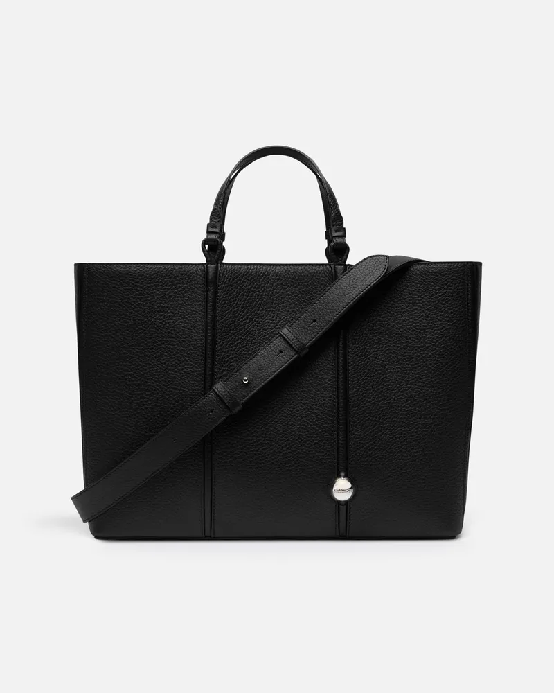 Jacquemus The Marino Horizontal Shopper Bag - Black Black