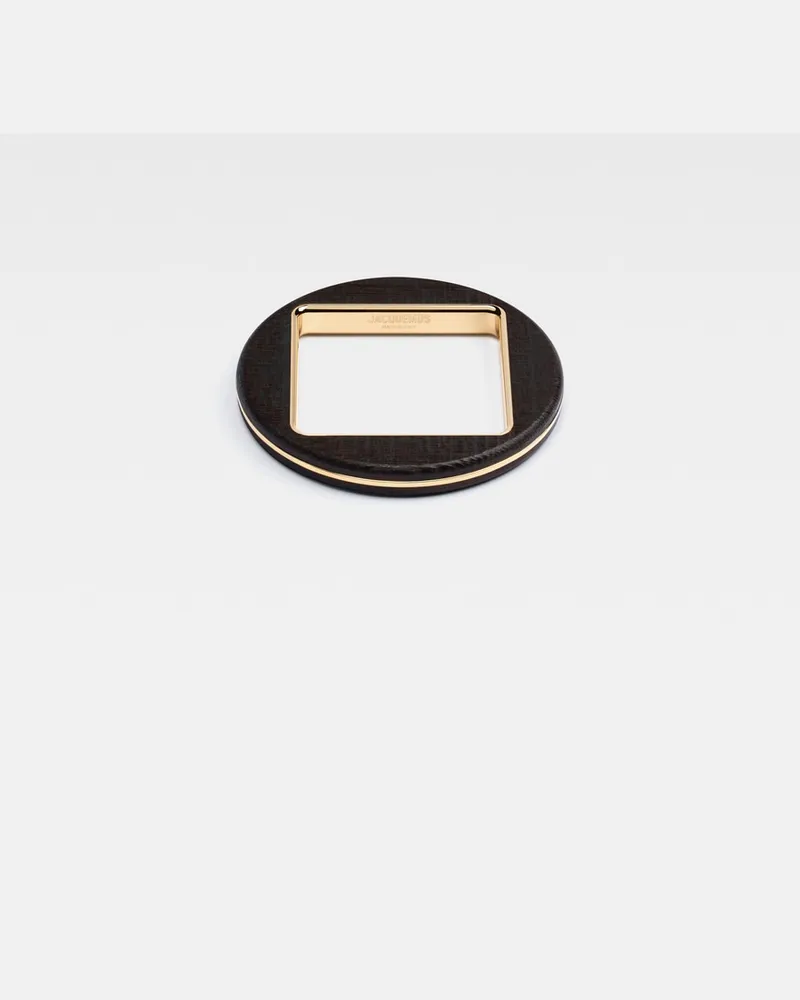 Jacquemus The Rond Bracelet - Gold / Brown Gold