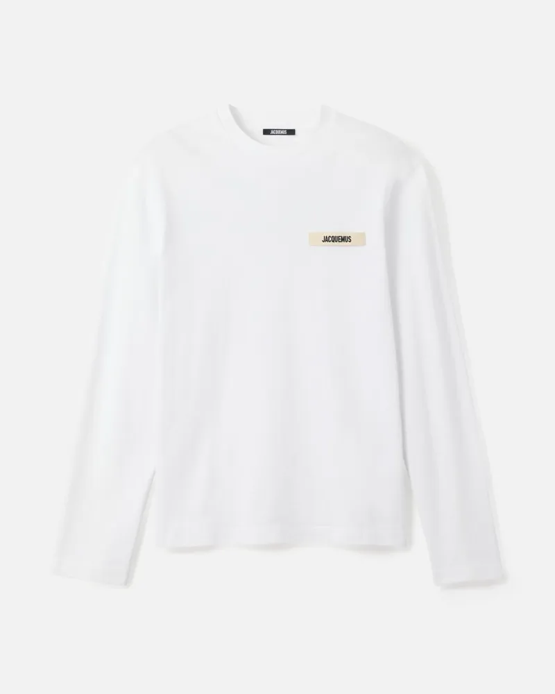 Jacquemus The Gros Grain Long-sleeve T-shirt - White White
