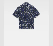 The Jean Shirt - Print Navy/Black
