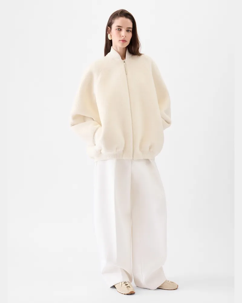 Jacquemus Le Blouson Pilu - Weiß Cremeweiß