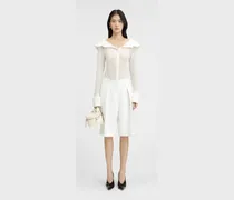 The Ovalo Bermuda Shorts - White