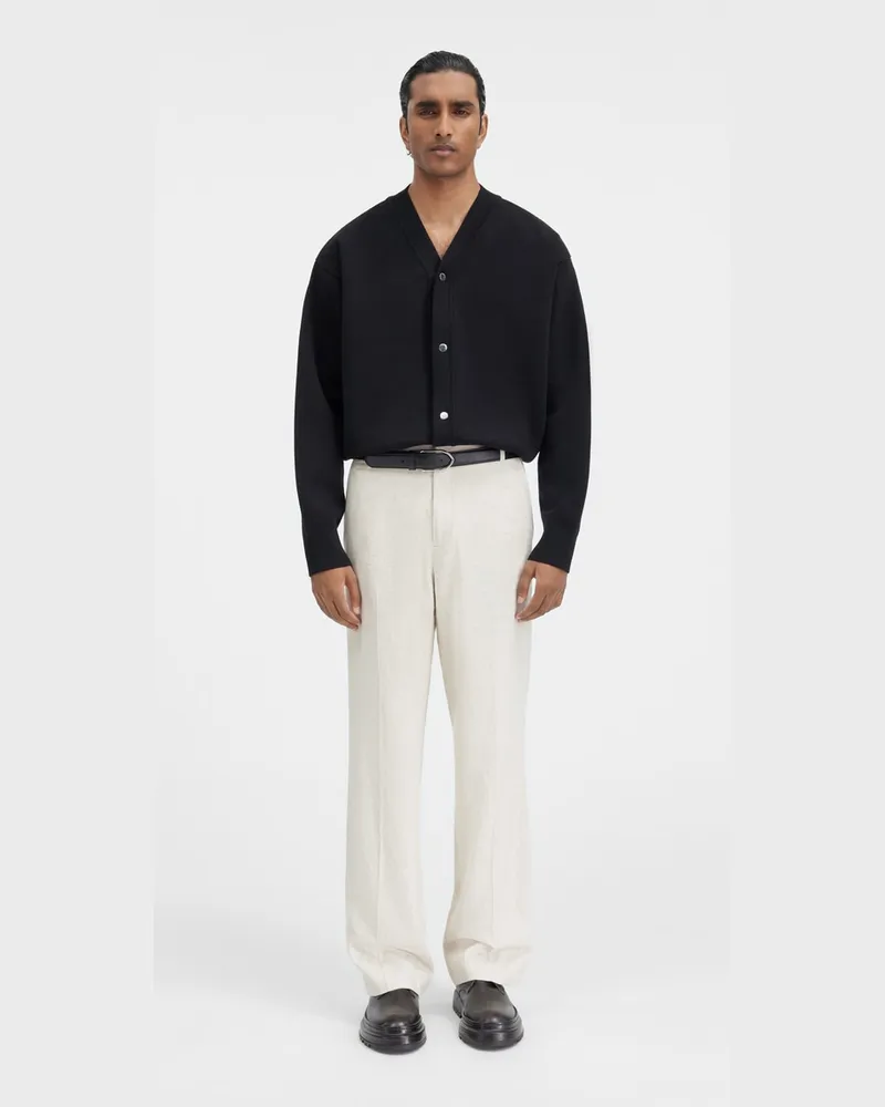 Jacquemus The Buttoned Cardigan - Black Black