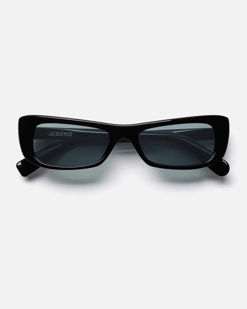 Jacquemus Die Capri Sonnenbrille - Schwarz Schwarz