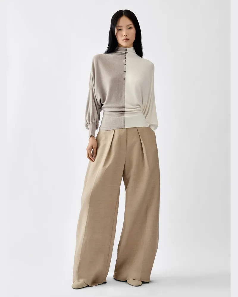 Jacquemus The Losange Knit Polo - Beige Beige
