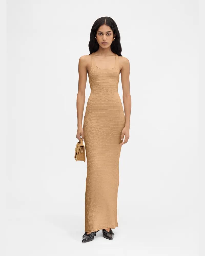 Jacquemus The Scala Dress - Camel Camel