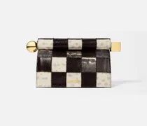 The Rond Carré Clutch - Brown/Beige