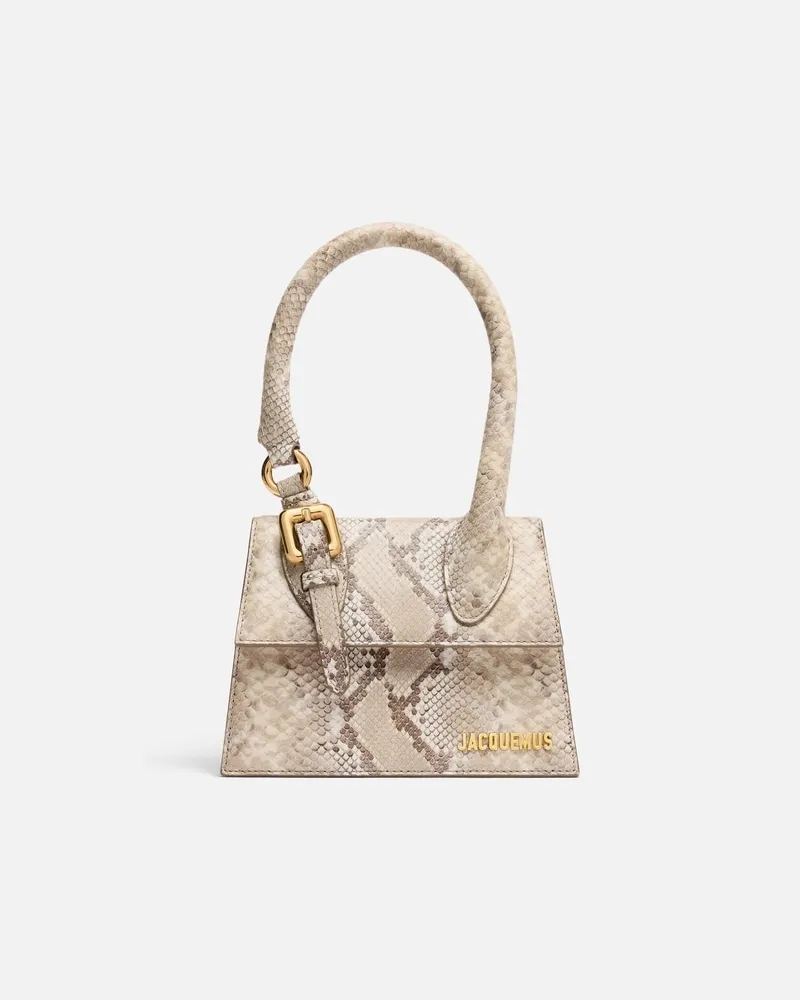 Jacquemus The Medium Chiquito With Buckle - Beige Beige