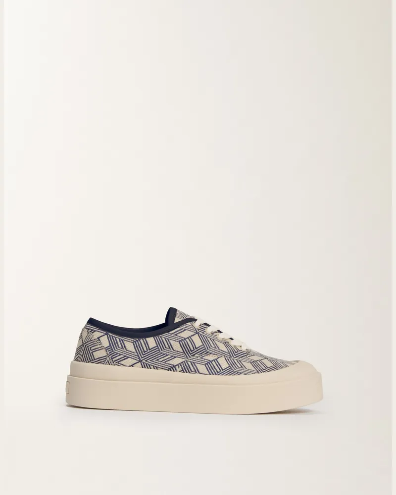 Fabiana Filippi Plateausneaker In Jacquard, Blau - Frau Sneakers Blau Blau
