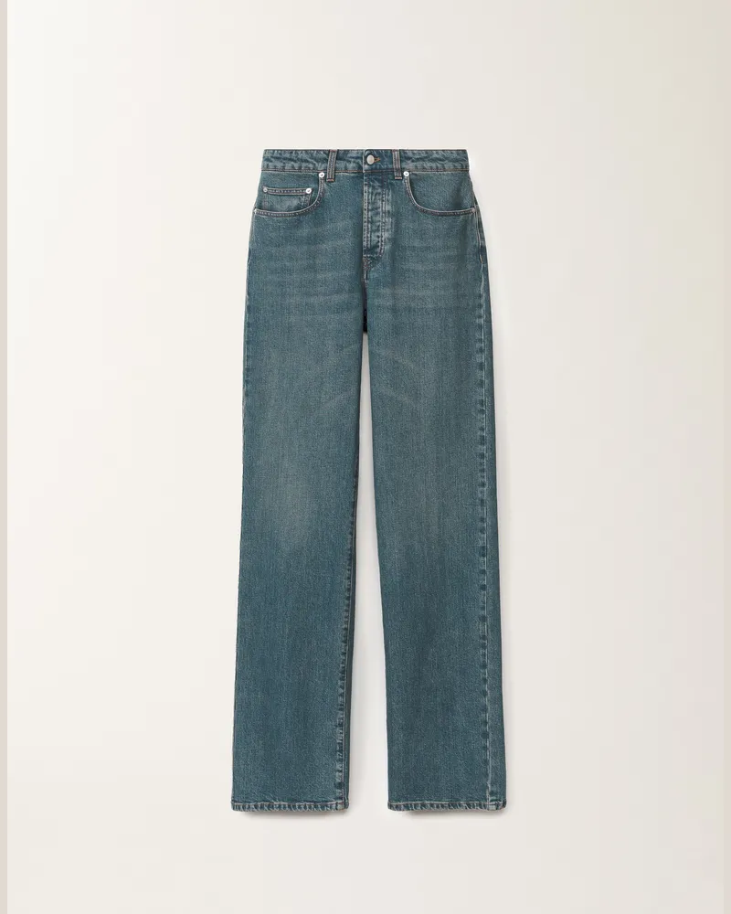 Fabiana Filippi 5-pocket-hose Aus Denim, Vintage-blau - Frau Hosen Blau Blau