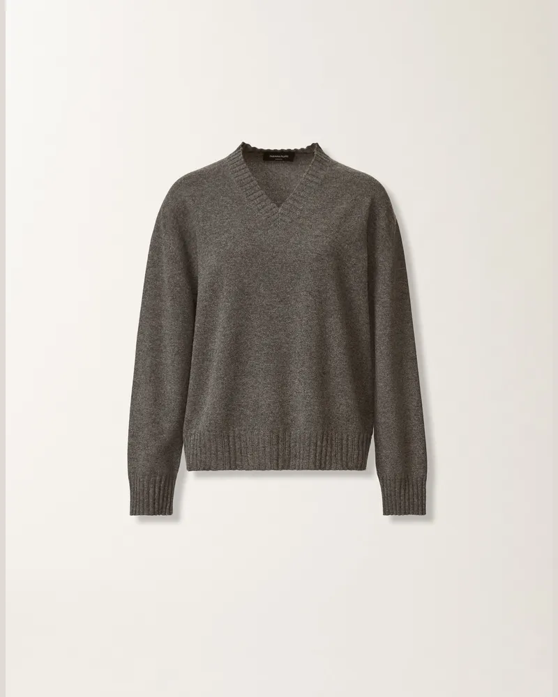 Fabiana Filippi Pullover Aus Platinum, Blei - Frau Strickwaren Rosa Rosa