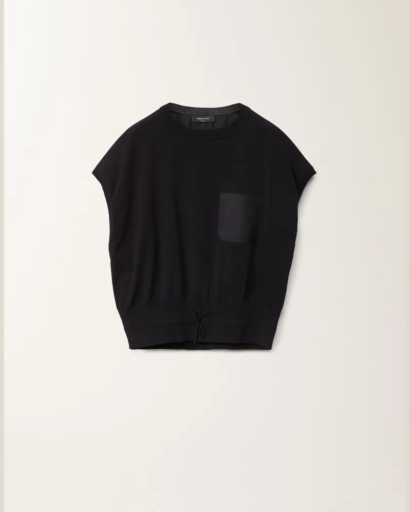 Fabiana Filippi Pullover Aus Bio-baumwolle, Nachtblau - Frau Strickwaren Blau Blau