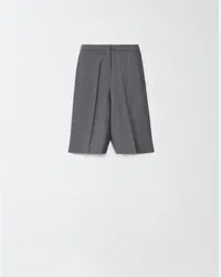 Fabiana Filippi Bermudas aus Cool Wool Grau