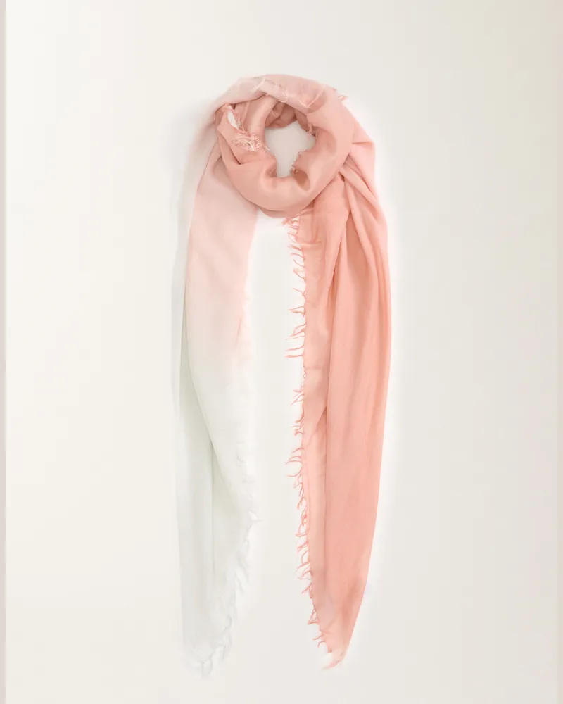 Fabiana Filippi Cotton Blend Fading Print Scarf - Frau Schals & Schultertüchers 