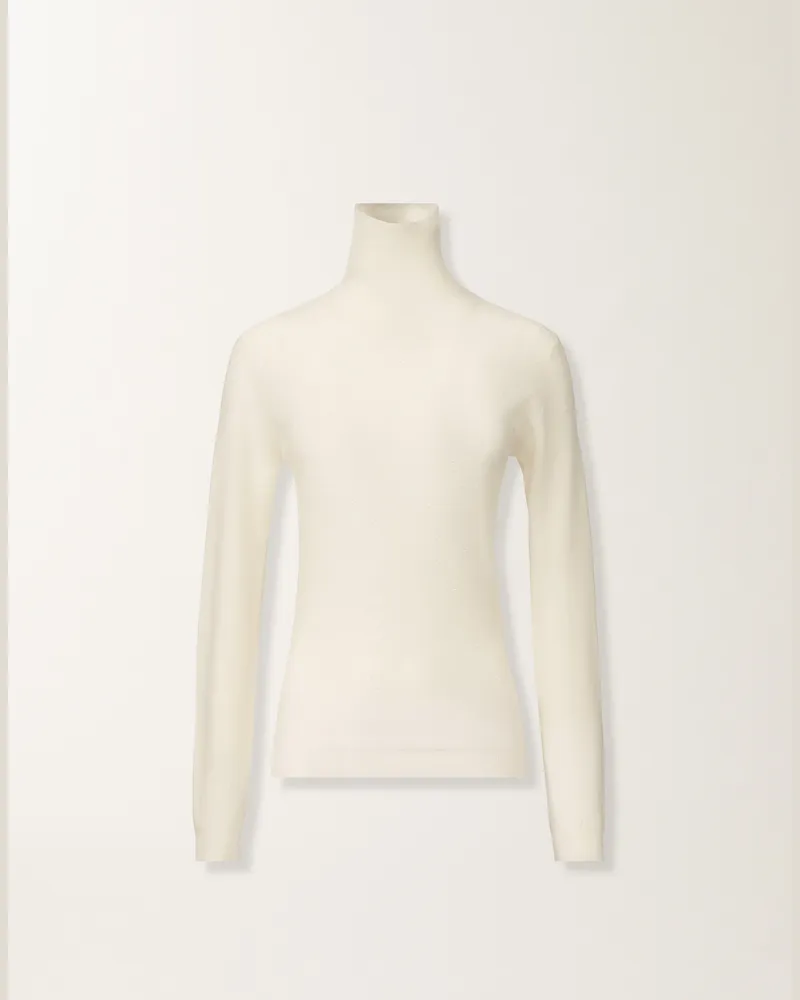 Fabiana Filippi Wollpullover Mit Pailletten, Weiß - Frau Strickwaren Weiß Weiß