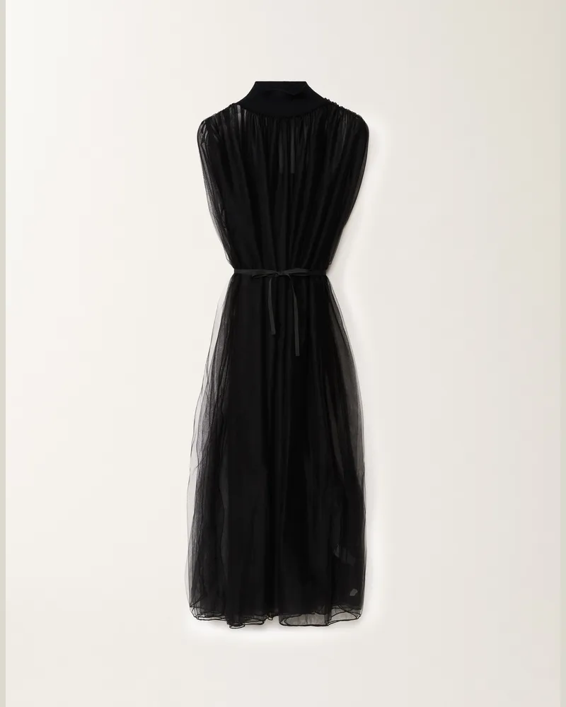 Fabiana Filippi Kleid Aus Tüll, Schwarz - Frau Kleider Schwarz Schwarz
