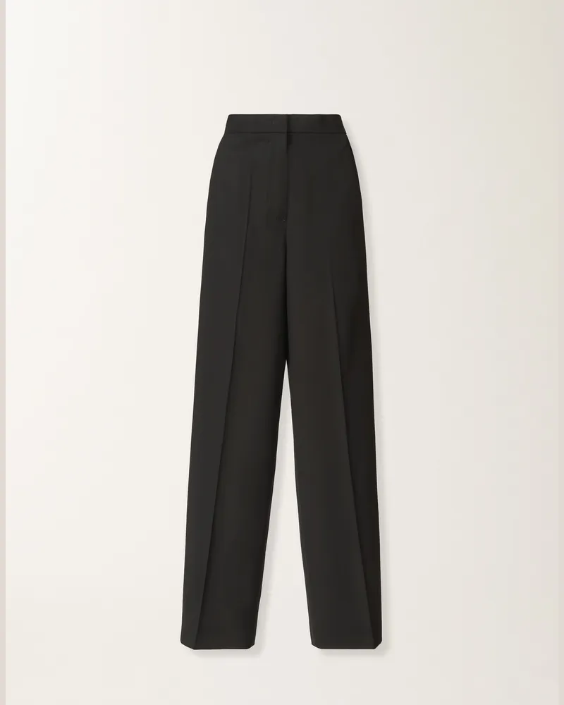Fabiana Filippi Hose Spoleto Aus Cool Wool, Schwarz - Frau Hosen Schwarz Schwarz