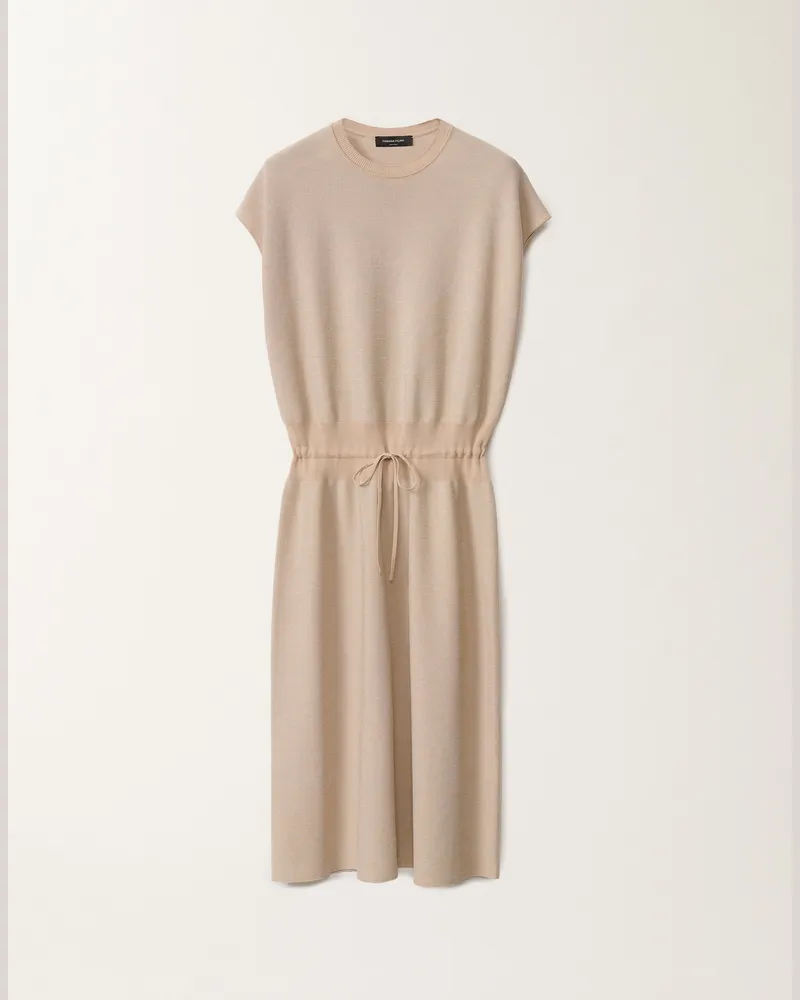 Fabiana Filippi Baumwollkleid Mit Lurex, Sand - Frau Kleider Sand Sand