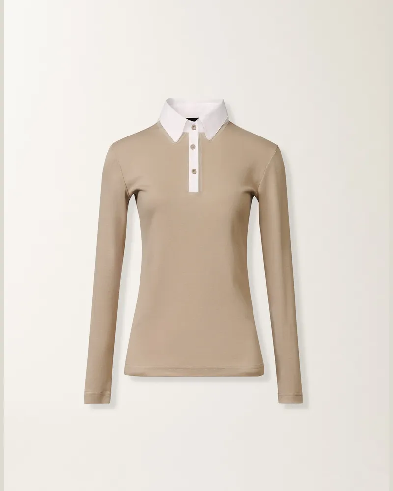 Fabiana Filippi Jersey T-shirt, Birke - Frau T-shirts & Tops Beige Beige