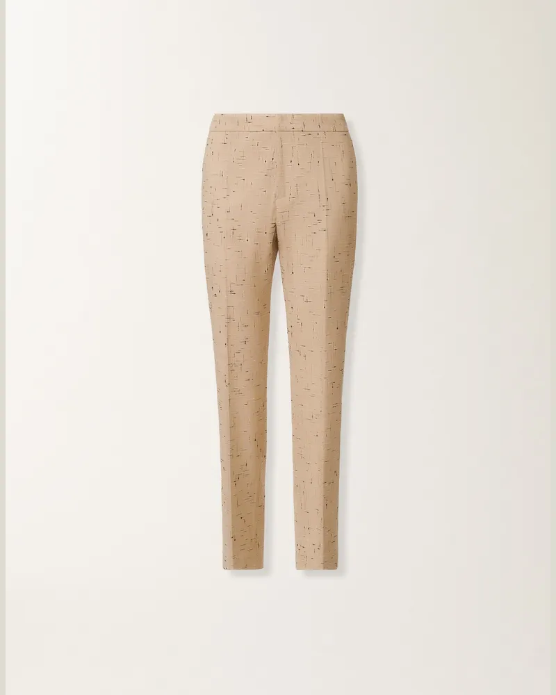 Fabiana Filippi Hose Montefalco Aus Geknöpftem Tailoring, Ahornfarben - Frau Hosen Beige Beige