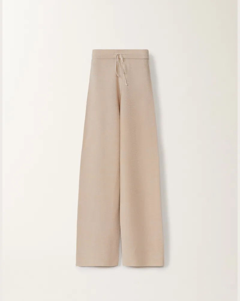 Fabiana Filippi Hose Aus Bio-baumwolle Und Lurex, Sand - Frau Hosen Sand Sand