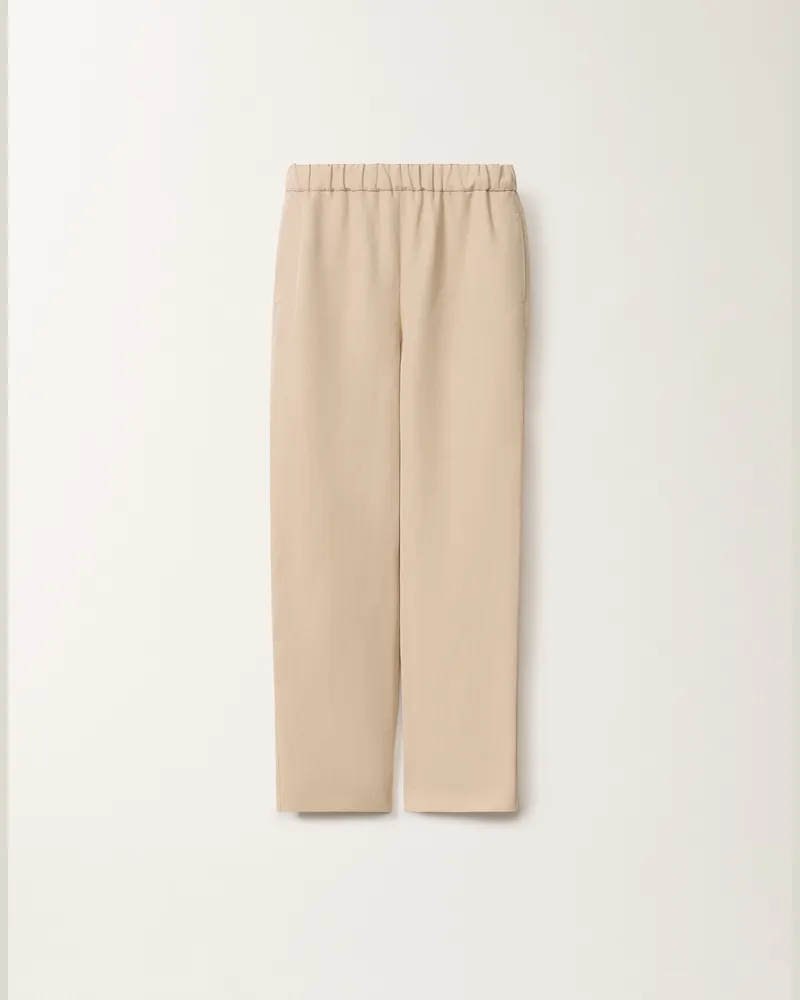Fabiana Filippi Hose Orvieto Aus Leinen Und Viskose, Sand - Frau Hosen Sand Sand