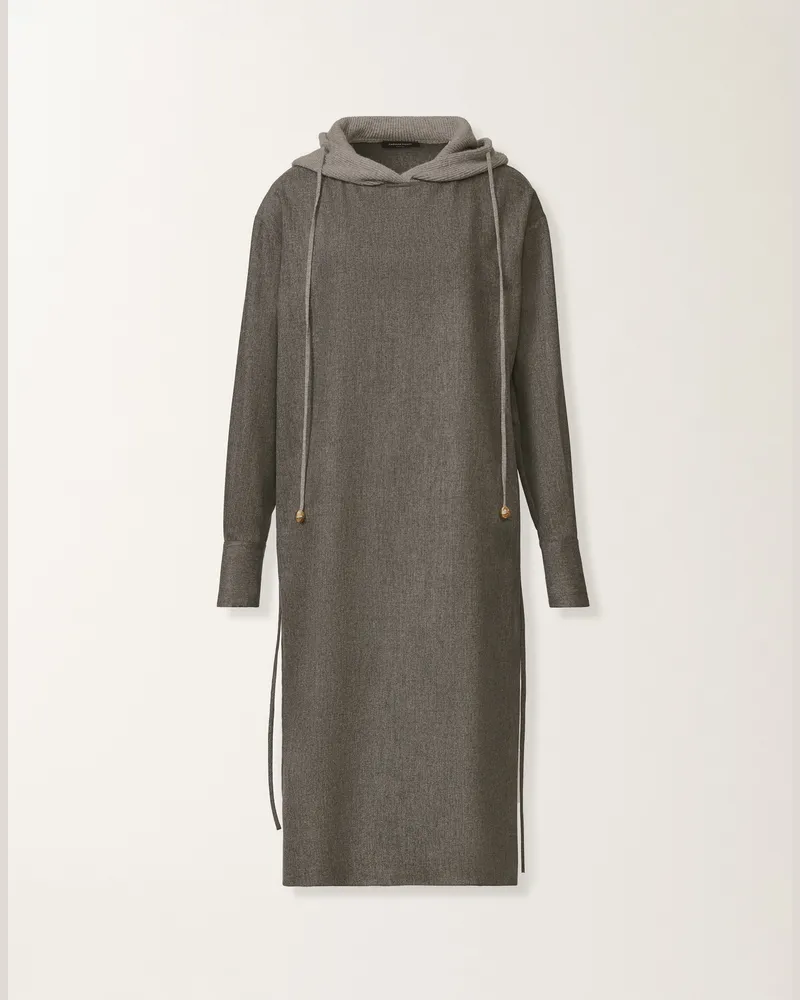 Fabiana Filippi Kleid In Flanell, Rocke - Frau Kleider Grau Grau