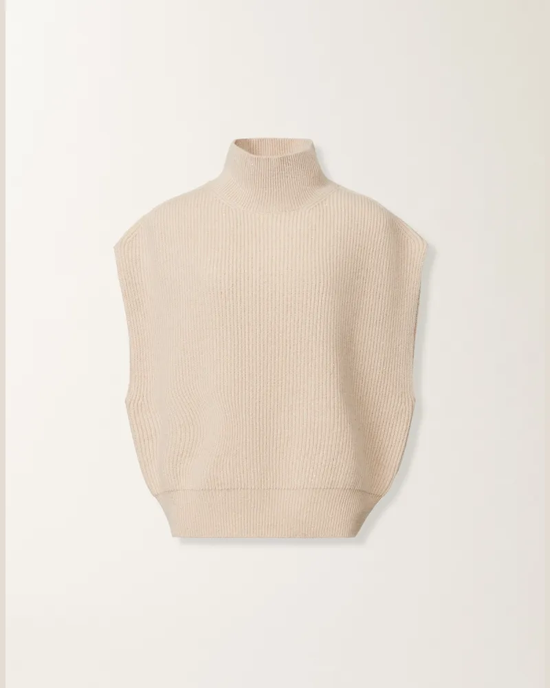 Fabiana Filippi Pullover Aus Platin Mit Pailletten, Kordel - Frau Strickwaren Beige Beige