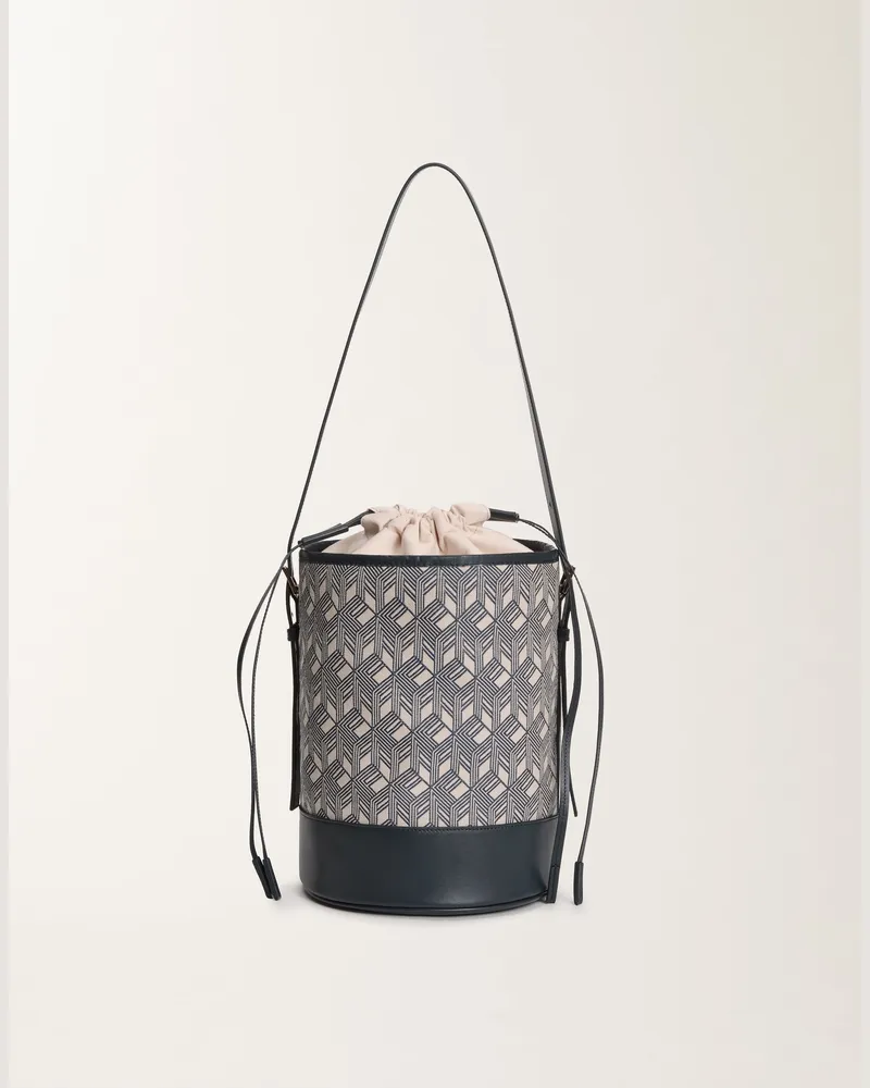 Fabiana Filippi Beuteltasche In Jacquard, Blau - Frau Handtachen Blau Blau