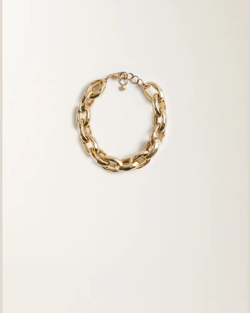Fabiana Filippi Gehämmerte Maxi-halskette - Frau Schmuck Gold Gold