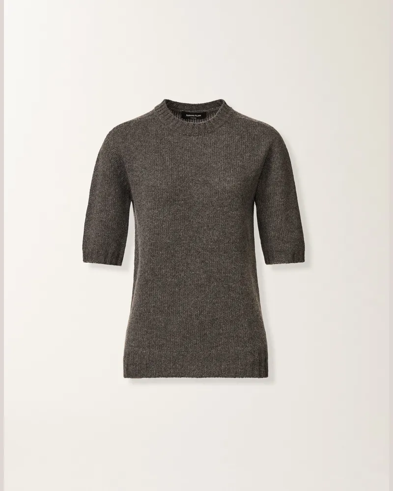 Fabiana Filippi Kaschmirpullover, Onyx - Frau Strickwaren Grau Grau