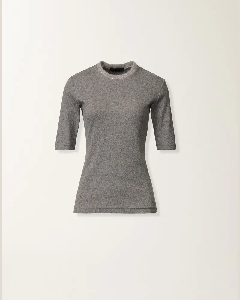 Fabiana Filippi Jersey-t-shirt, Stein - Frau  Blau Blau