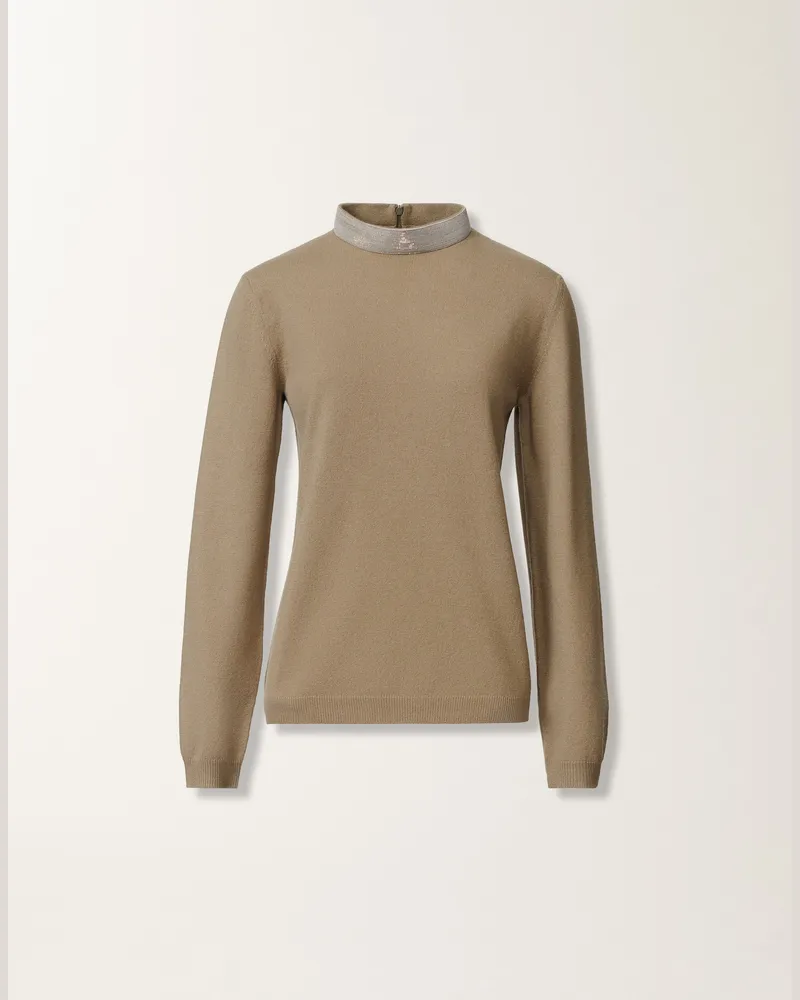 Fabiana Filippi Pullover Aus Platinum, Olivgrün - Frau Strickwaren Grün Grün