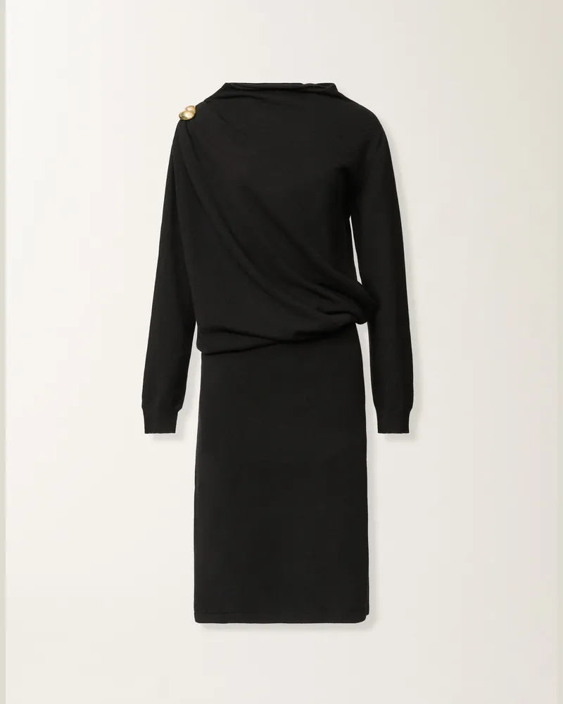 Fabiana Filippi Kleid In Platin, Schwarz - Frau Kleider Schwarz Schwarz