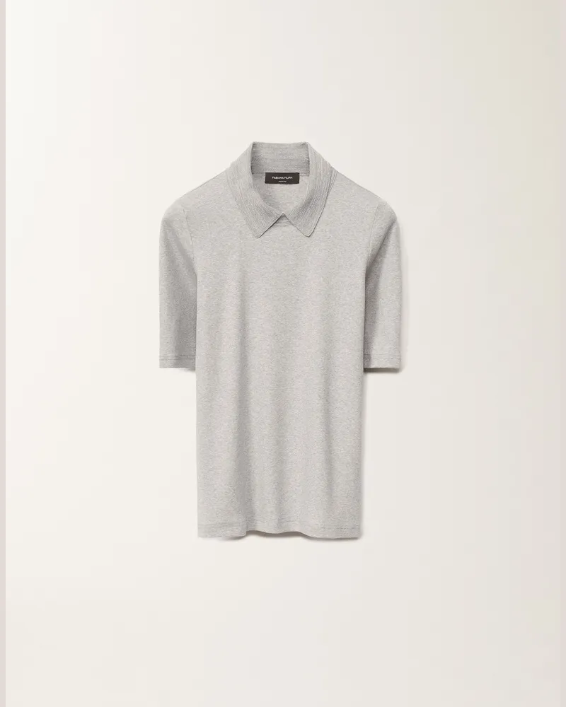 Fabiana Filippi T-shirt Aus Jersey, Kieselgrau - Frau T-shirts & Tops Grau Grau
