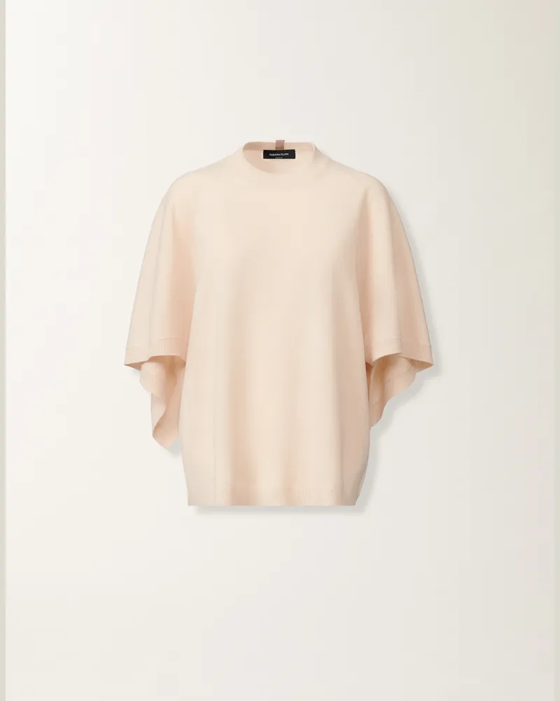 Fabiana Filippi Pullover Aus Platinum, Wattiert - Frau Strickwaren Rosa Rosa