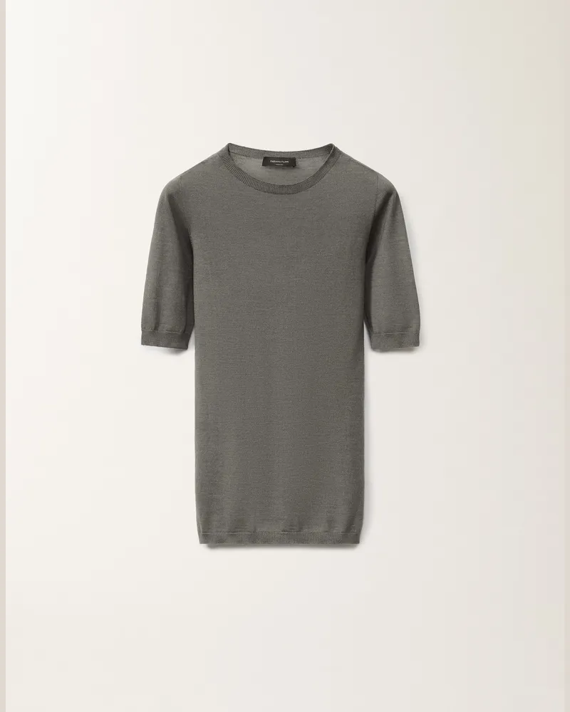 Fabiana Filippi Pullover Aus Kaschmir Und Seide, Granitfarben - Frau Strickwaren Grau Grau