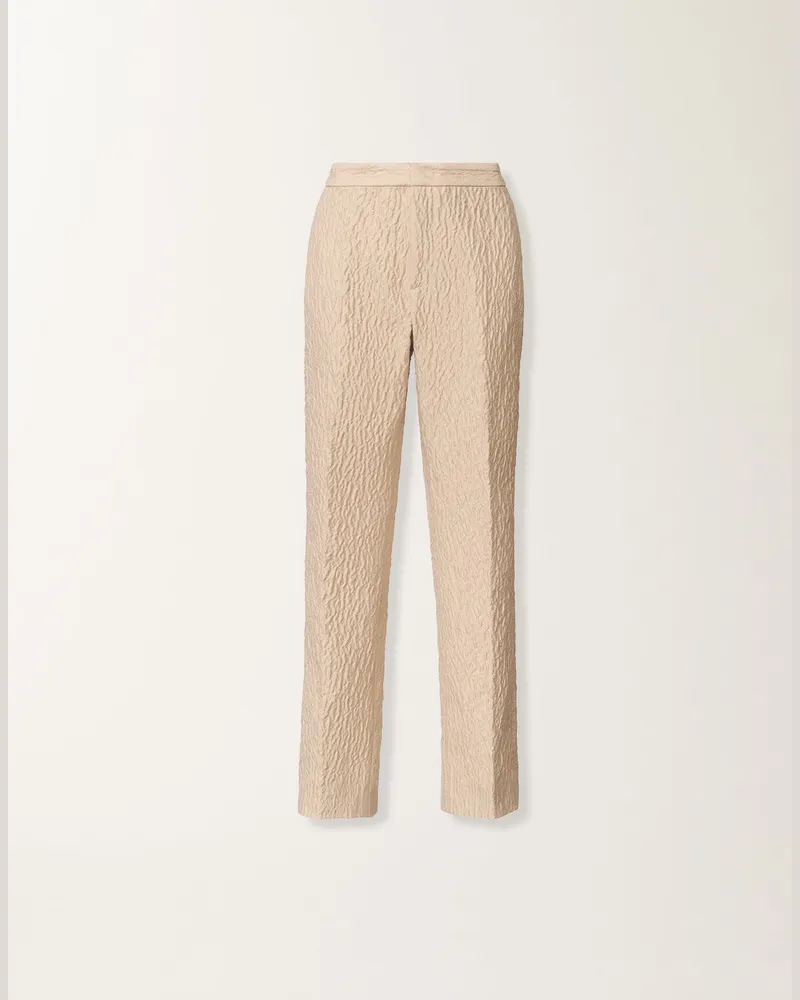 Fabiana Filippi Montefalco-hose Aus Geprägtem Jacquard, Kordel - Frau Hosen Beige Beige