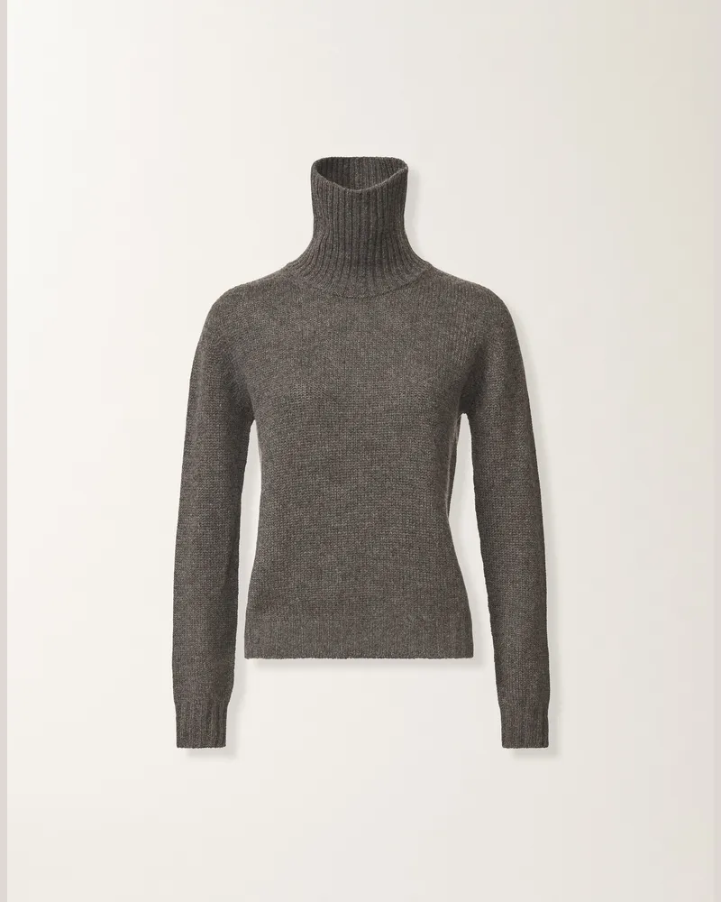 Fabiana Filippi Kaschmir-rollkragenpullover, Onyx - Frau Strickwaren Grau Grau