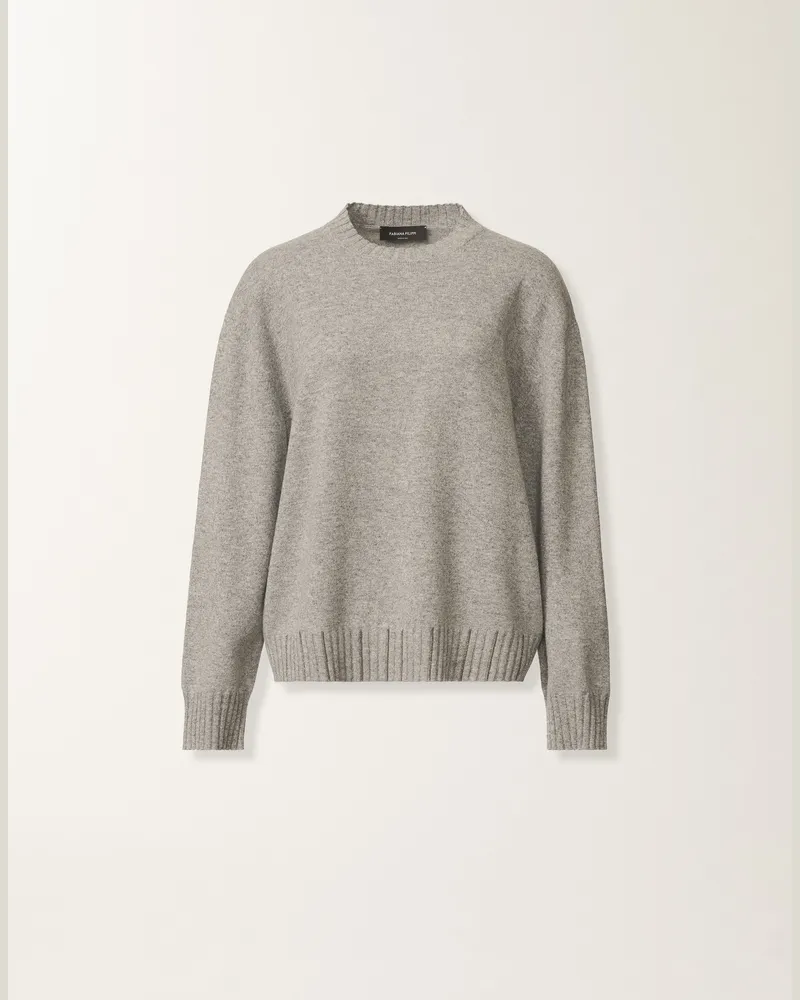 Fabiana Filippi Pullover Aus Platinum, Stein - Frau Strickwaren Rosa Rosa