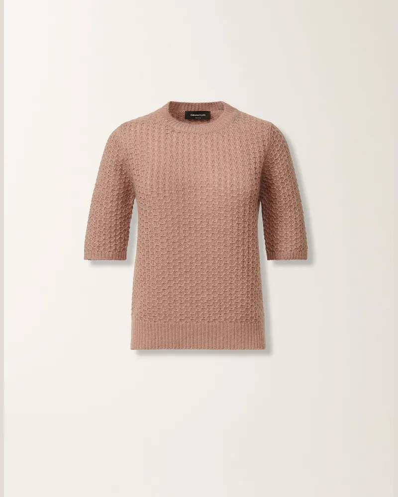 Fabiana Filippi Pullover Aus Platinum-mohair, Rauchrosa - Frau Strickwaren Rosa Rosa