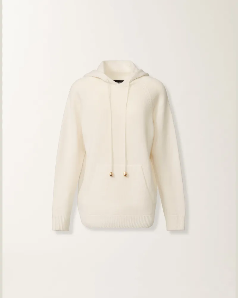Fabiana Filippi Sweatshirt In Platin, Raffia - Frau Strickwaren Weiß Weiß