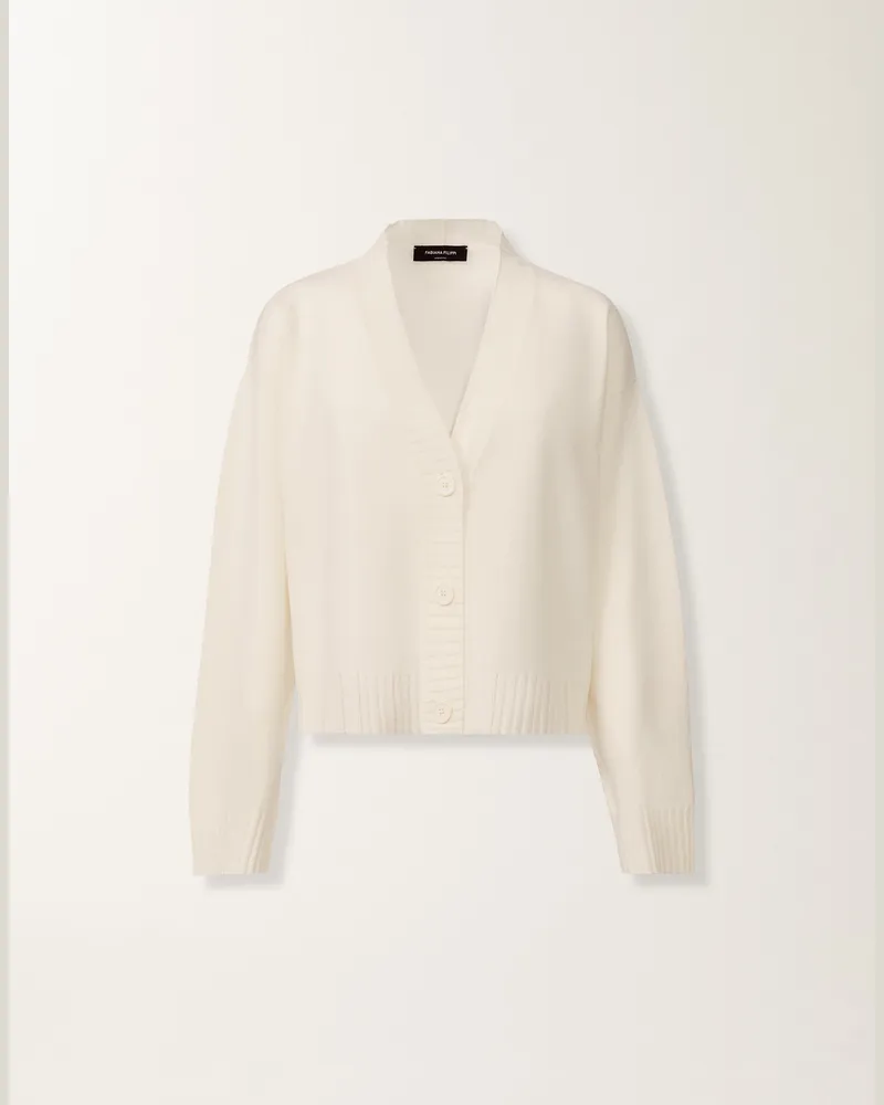 Fabiana Filippi Cardigan Aus Platinum, Bastbraun - Frau Strickwaren Rosa Rosa