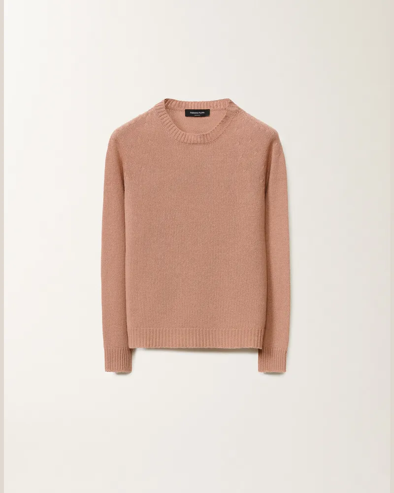 Fabiana Filippi Pullover Aus Aufgerautem Kaschmir, Blush - Frau Strickwaren Rosa Rosa