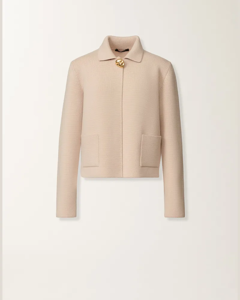 Fabiana Filippi Jacke Aus Merinowolle, Wattiert - Frau Blazer Braun Braun